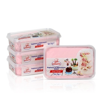 Pasta de zahar pentru decorare și acoperire – ROZ DESCHIS – Ovalette – 1 kg