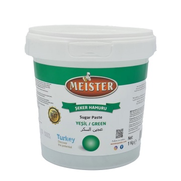 Pasta de zahar - VERDE - 1 kg - Meister