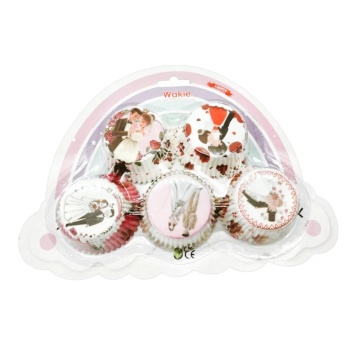 Set 120 invelitori decorative pentru briose - Wedding – accesorii si ambalaje profesionale pentru cofetarie si patiserie