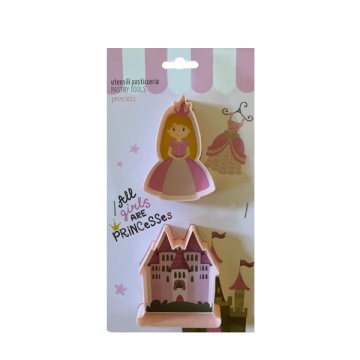 Set 2 decupatoare plastic - Princess - T07016