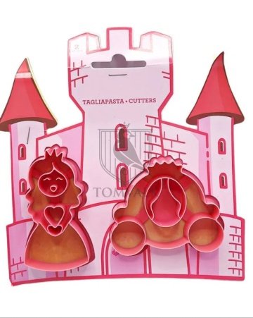 Set 2 decupatoare plastic - Princess