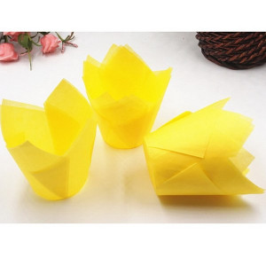 Set 200 chese Tulip - Galben - Img 2