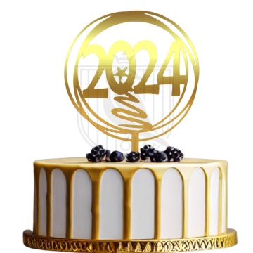 Topper pentru tort "2024" c2