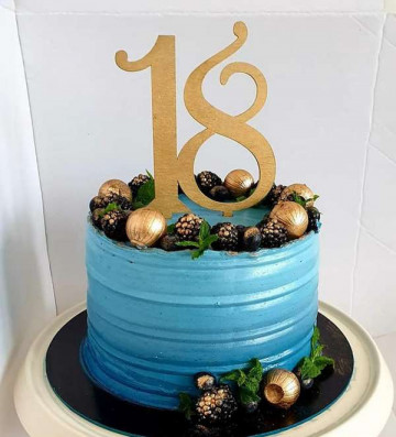 Topper pentru tort cifra 