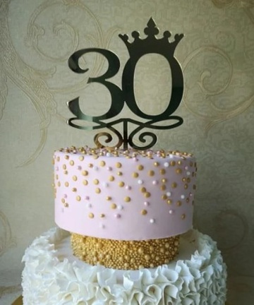 Topper pentru tort cifra