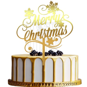 Topper pentru tort "Merry Christmas" II