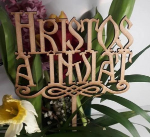 Topper tort Paste "Hristos a inviat"