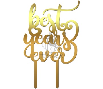 Topper tort "Best Years Ever"