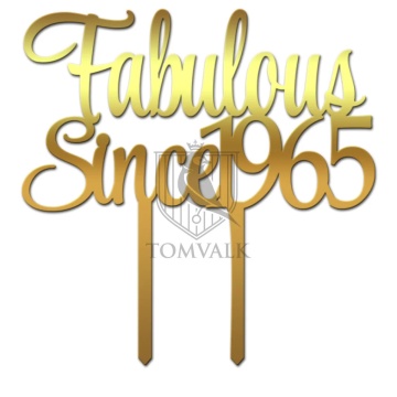 Topper tort personalizabil – Fabulous Since cx2