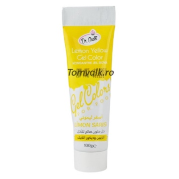 Colorant alimentar gel Dr.Gusto - GALBEN LEMON - 100g - Img 2