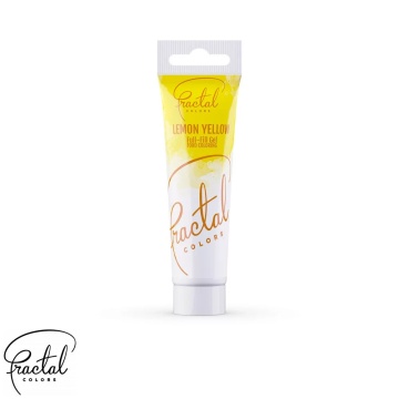 Colorant Alimentar Gel GALBEN (Lemon Yellow) – 30g – Fractal Colors
