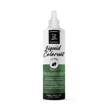 Colorant alimentar lichid hidrosolubil - Via Delle Arti - VERDE - 250 gr