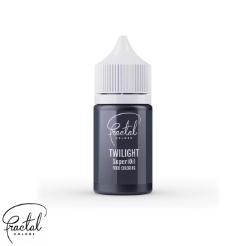 Colorant alimentar lichid liposolubil - Negru (Twilight) - 30 gr. - Fractal Colors