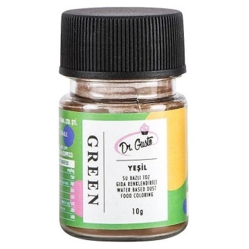 Colorant pudra hidrosolubil - Dr. Gusto - 10 g - VERDE