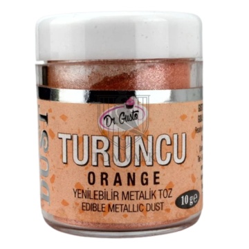 Colorant Pudra Metalizat - Dr. Gusto - 10 g - PORTOCALIU