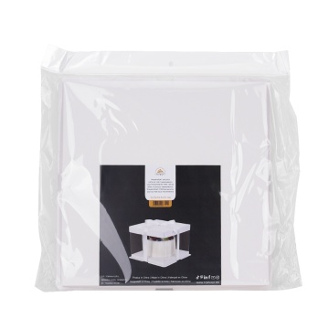 Cutie transparentă pentru tort Dharst – 33,5 x 33,5 x 18(H) cm