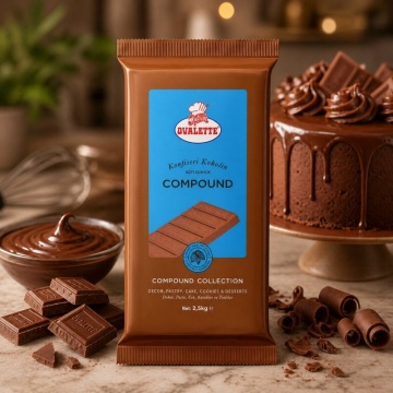 Cuvertură de ciocolată cu lapte, Katsan Ovalette, 2.5 kg