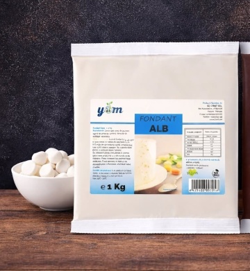 Fondant clasic pentru cofetărie – 1 kg