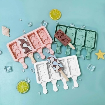 Forma de silicon pentru inghetata cu 4 cavitati - Puzzle