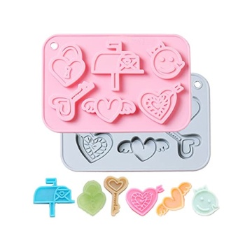Forma Silicon Love Lock & Key, 6 cavitati