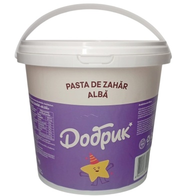 Pasta de zahar - ALB - 1 kg - Dobryk