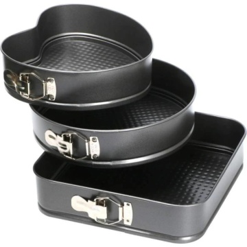 Set 3 forme tort diferite (inima, rotunda si patrata)