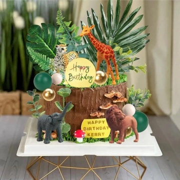 Set pentru ornat torturi - Jungle, 27 piese - T090609