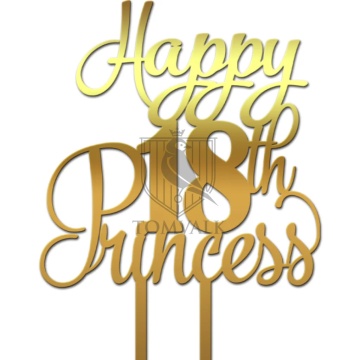 Topper "Happy Birthday" Pxc