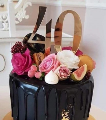 Topper pentru tort cifra 