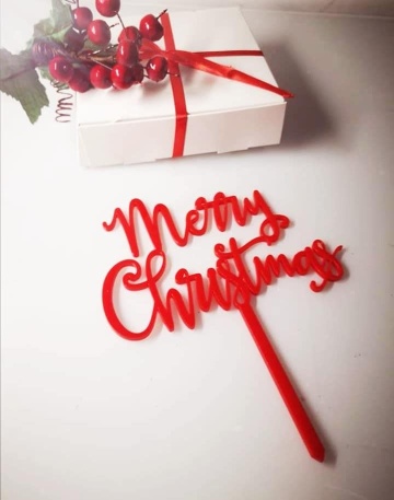 Topper pentru tort "Merry Christmas" Sws