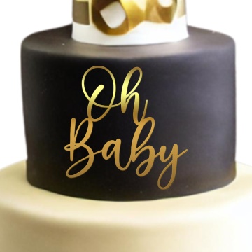 Topper pentru tort "Oh Baby" L