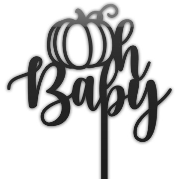 Topper pentru tort "Oh Baby"