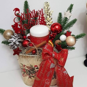 Topper pentru tort "Sarbatori Fericite" 