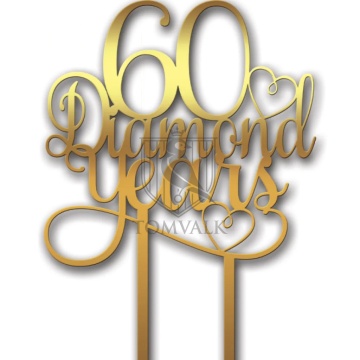 Topper tort "Diamond years"