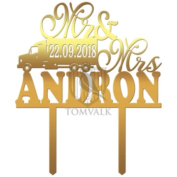 Topper tort nunta "Mr&Mrs" TIR III