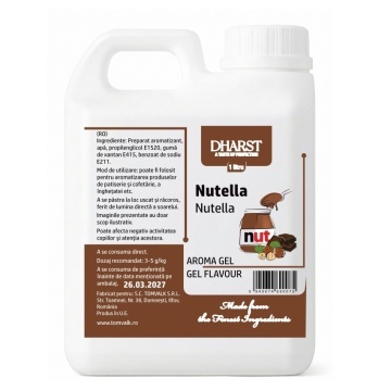 Aromă gel termostabilă – Nutella – Dharst – 1 L