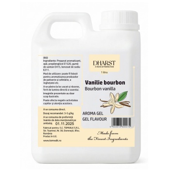 Aroma gel termostabila - VANILIE BOURBON - Dharst - 1 L