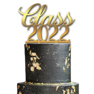 Cake Topper Absolvire – Plexiglas/Acrilic «Class …» Personalizabil