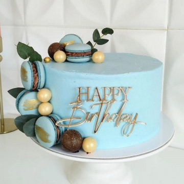 Cake Topper "Happy Birthday"