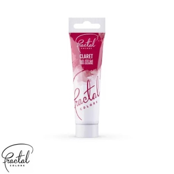 Colorant Alimentar Gel CLARET (Roșu Bordeaux) – 30g – Fractal Colors