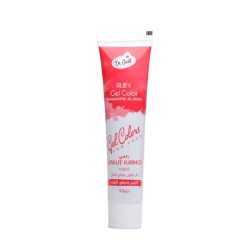 Colorant alimentar gel Dr.Gusto - ROSU RUBIN - 50g
