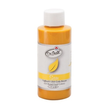 Colorant alimentar lichid liposolubil - Dr. Gusto - GALBEN - 110 gr