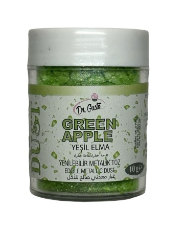 Colorant Pudra Metalizat - Dr. Gusto - 10 g - VERDE MAR (Apple green)