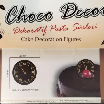 Decoratiuni din ciocolata - "Midnight" 1 - cutie 240 buc
