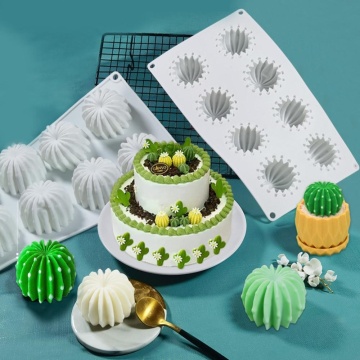 Forma de silicon cu 8 cavitati - Cactus - T13140