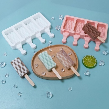 Forma de silicon pentru inghetata Bricks cu 4 cavitati