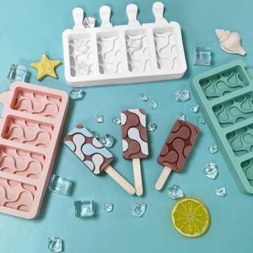 Forma de silicon pentru inghetata cu 4 cavitati - Puzzle