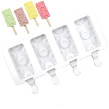 Forma de silicon pentru inghetata cu 4 cavitati - T09231