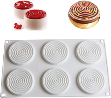 Forma de silicon Spirala cu 6 cavitati