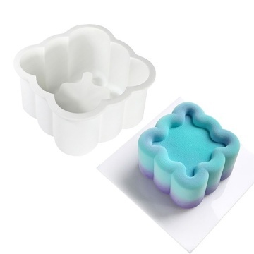 Formă din silicon - Bento Cake - Patrat – 12,4 × 12,4 × 7 cm